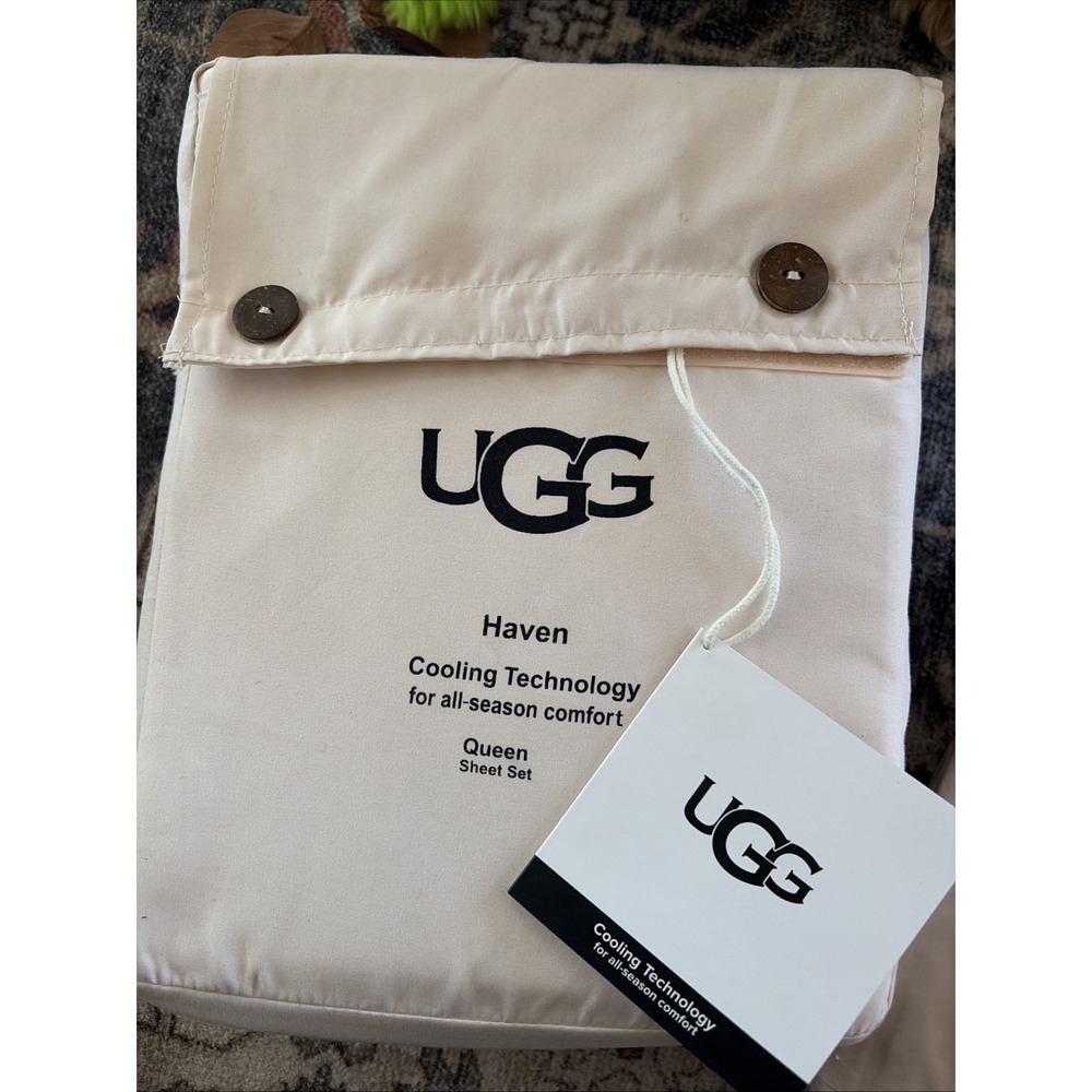 New UGG Haven Queen Sheet Set 4 PCS Cooling Technology Haven Solid